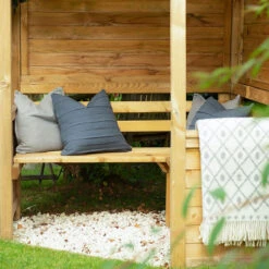 Forest Garden Venetian Corner Arbour -Verdura Garden Store CARBHD16