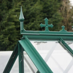 Elite Thyme 6'3" Wide Greenhouse Glass To Ground 10 Elite Thyme 6'3" Wide Greenhouse Glass To Ground -Verdura Garden Store ECF2