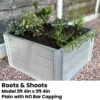 Elite Roots & Shoots Raised Beds 4 Elite Roots & Shoots Raised Beds -Verdura Garden Store ERB05