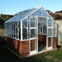 Elite Thyme 8'5" Wide Greenhouse For Dwarf Wall -Verdura Garden Store ETM8DW3