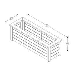 Forest Garden Cambridge Planter -Verdura Garden Store FGCPK7