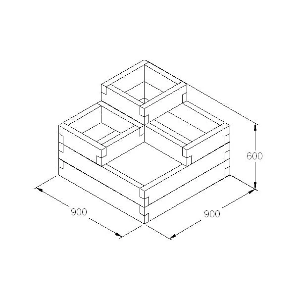 Caledonian Tiered Raised Bed 4 Caledonian Tiered Raised Bed - Image 4