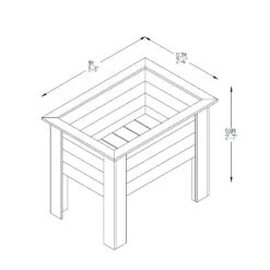 Deep Root Planter -Verdura Garden Store FGDRP7