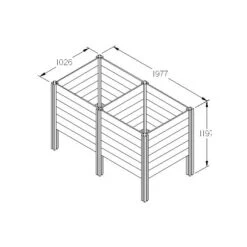 Forest Garden Slot Down Compost Bin -Verdura Garden Store FGFSSCV6