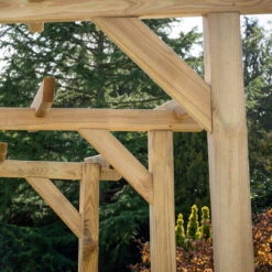 Forest Garden Hanbury Flat Top Arch -Verdura Garden Store FGHANFTAHD3