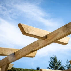 Forest Garden Hanbury Flat Top Arch -Verdura Garden Store FGHANFTAHD4