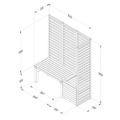 Forest Garden Modular Seating V1 -Verdura Garden Store FGMODSEAT1HD10