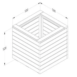 Forest Garden Modular Seating V2 22 Forest Garden Modular Seating V2 -Verdura Garden Store FGMODSEAT2HD4