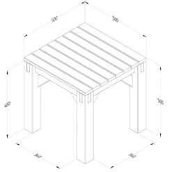Forest Garden Modular Seating V5 -Verdura Garden Store FGMODSEAT5HD2