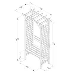 Forest Garden Palma Arbour 11 Forest Garden Palma Arbour -Verdura Garden Store FGPALMAAHD1