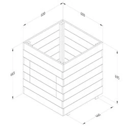 Forest Garden Wooden Potato Planter -Verdura Garden Store FGPOTPLANTHD11
