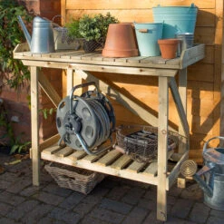 Wooden Potting Bench