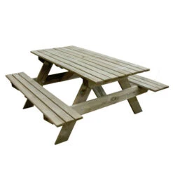 Forest Garden Rectangular Picnic Table -Verdura Garden Store FGRPT4