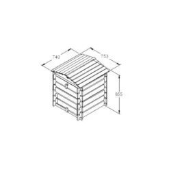 Beehive Compost Bin -Verdura Garden Store FGSBHC3