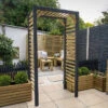 Forest Garden Slatted Arch -Verdura Garden Store FGSLATARCHHD7