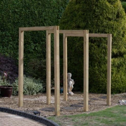 Forest Garden Sleeper Arch Set Of 3 -Verdura Garden Store FGSLEEPARCHSETHD4