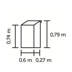 Juliana Balcony Greenhouse -Verdura Garden Store JUBALCONY18