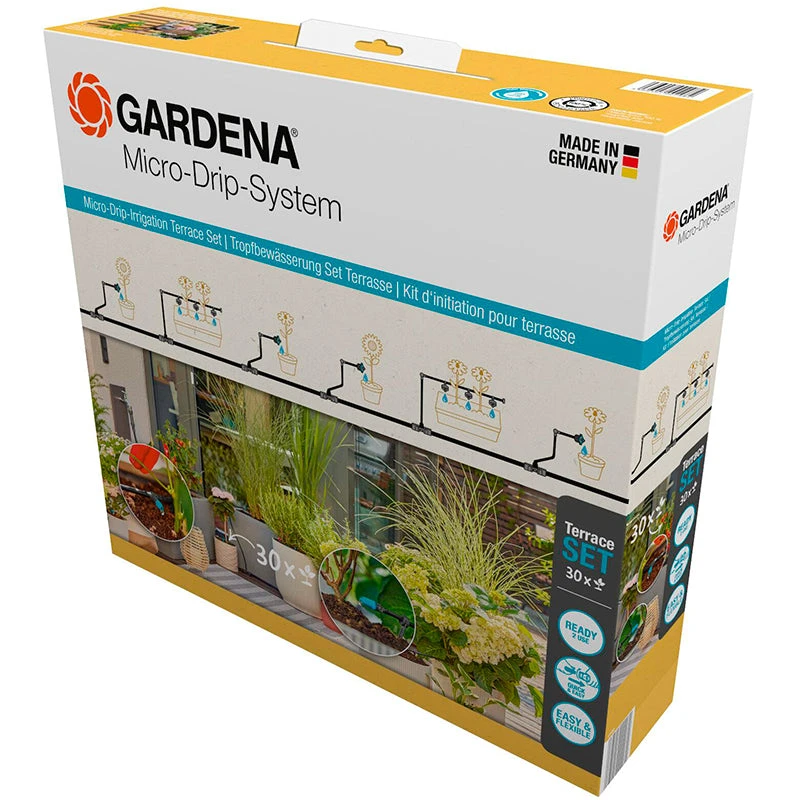 Gardena Micro Drip Irrigation Drip Starter Set 1 Gardena Micro Drip Irrigation Drip Starter Set