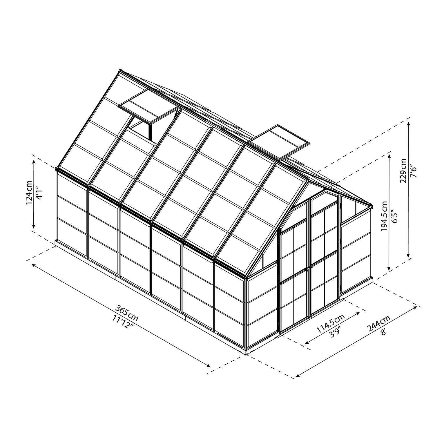 Palram Canopia Octave Greenhouse 4 Palram Canopia Octave Greenhouse - Image 4