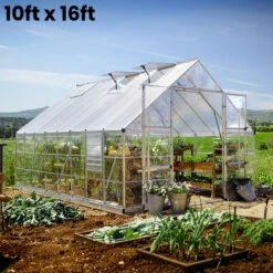 Palram Canopia Balance 10ft Wide Greenhouse -Verdura Garden Store PRBA1026