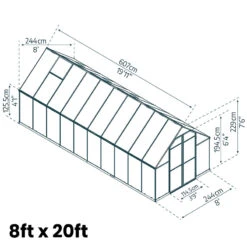 Palram Canopia Essence Greenhouse -Verdura Garden Store PRESS83