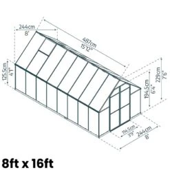Palram Canopia Essence Greenhouse -Verdura Garden Store PRESS88