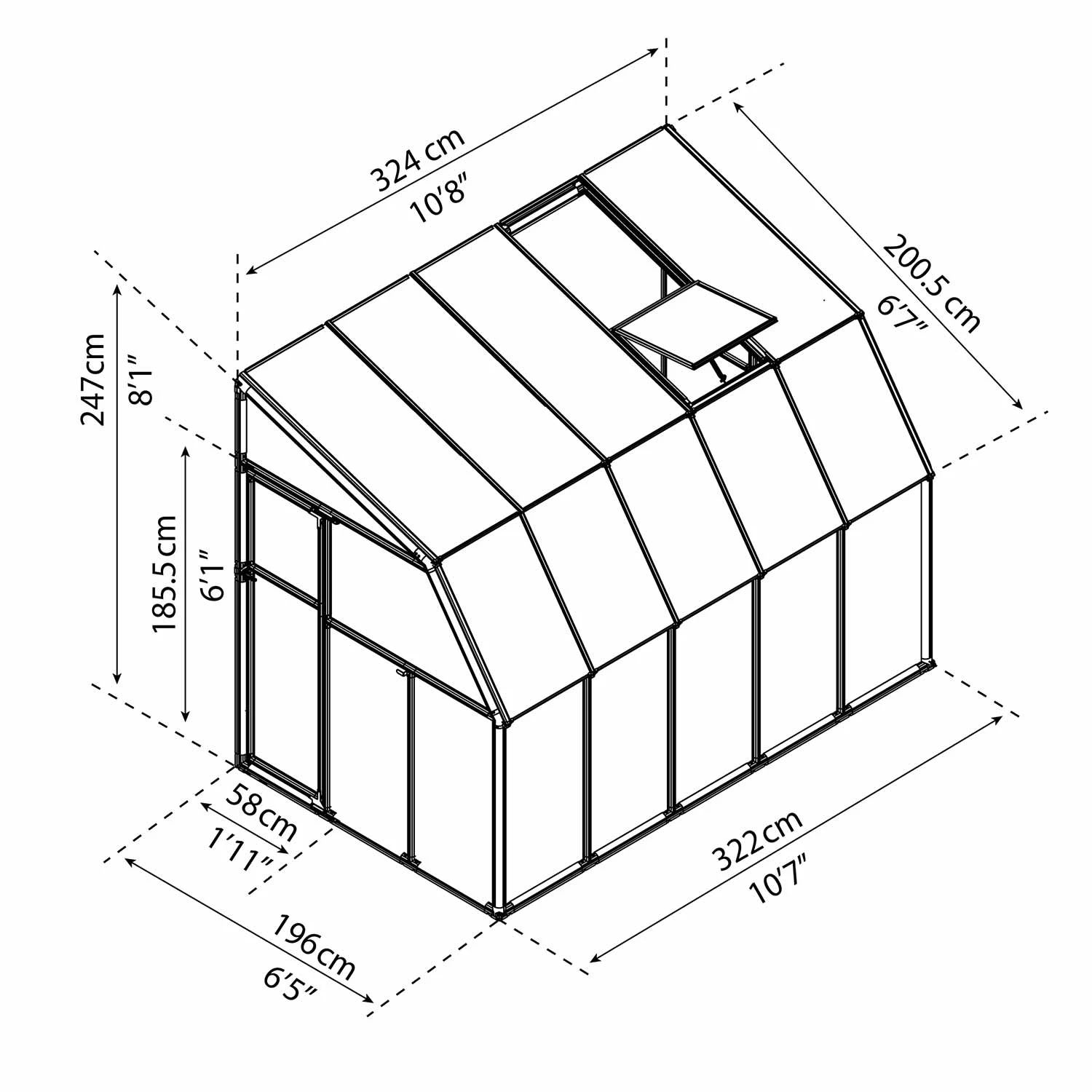 Rion Lean To Sun Room 6' Wide 15 Rion Lean To Sun Room 6' Wide - Image 15