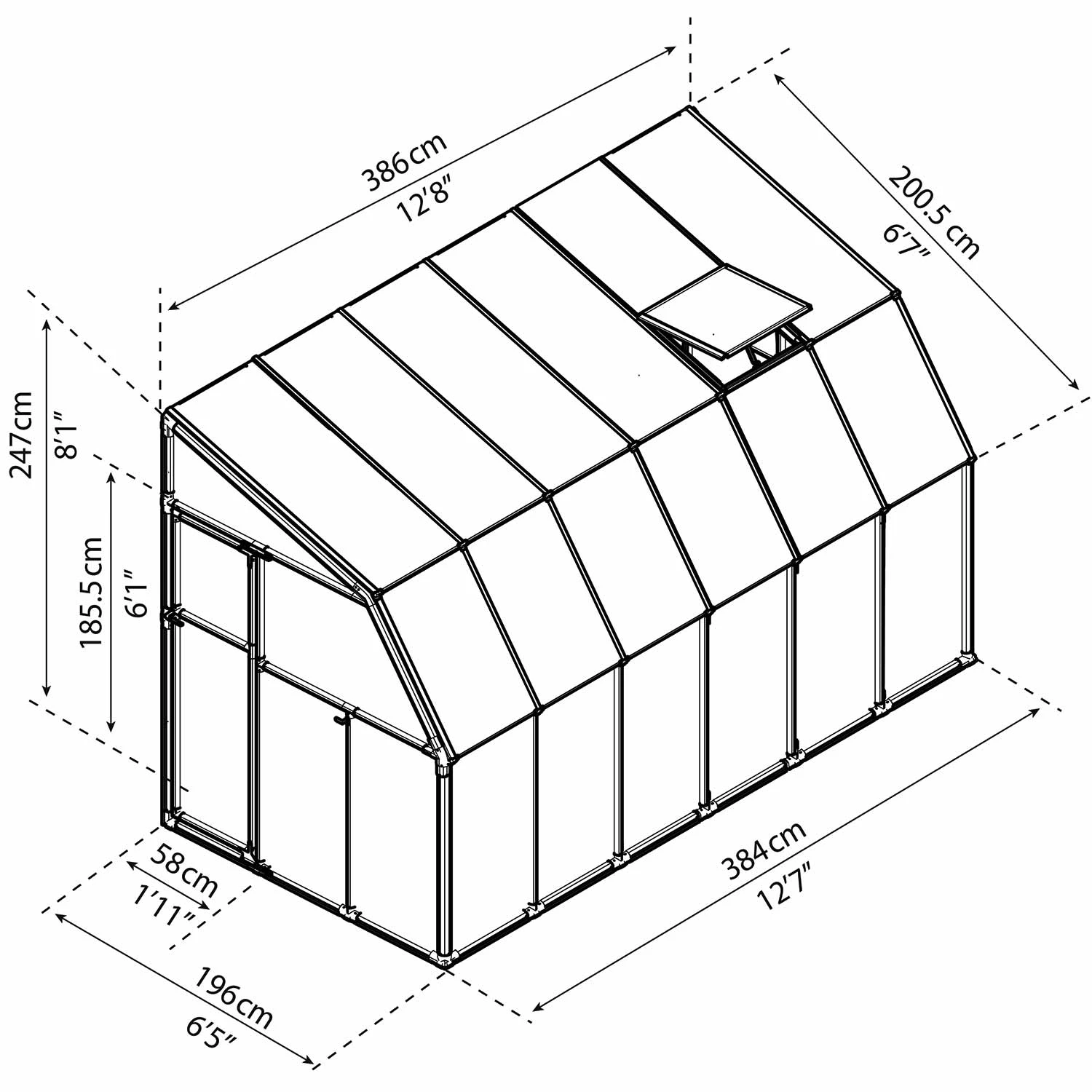 Rion Lean To Sun Room 6' Wide 13 Rion Lean To Sun Room 6' Wide - Image 13