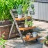 Alderley Hardwood Plant Ladder -Verdura Garden Store ROALDPLANT12