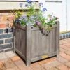 Rowlinson Alderley Square Planter 16 Rowlinson Alderley Square Planter -Verdura Garden Store ROALDSQPL1