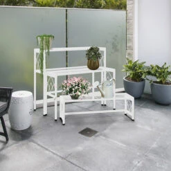 VegTrug Nesting Plant Stands (set Of Three) 12 VegTrug Nesting Plant Stands (set Of Three) -Verdura Garden Store VTNPS10