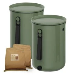 Bokashi Organko Two Kitchen Composter Value Pack -Verdura Garden Store WWBO26