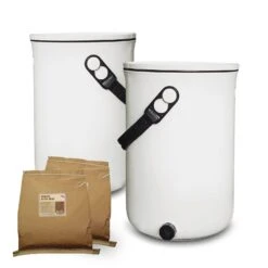 Bokashi Organko Two Kitchen Composter Value Pack -Verdura Garden Store WWBO27