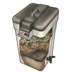 The Deluxe Original Wormery Composter -Verdura Garden Store gutdowc5