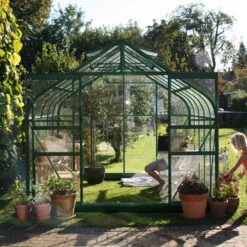 8x10 Greenhouse - Halls Supreme 6 8x10 Greenhouse - Halls Supreme -Verdura Garden Store hs844 1