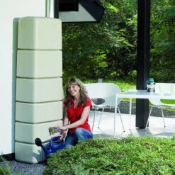 Slim Rainwater Wall Tank 300 Litres -Verdura Garden Store image 105124