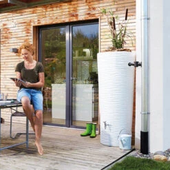 Natura Water Tank Plus Planter 350 Litres -Verdura Garden Store image 105499