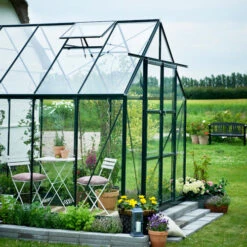 Halls 8' 5" Wide Magnum Greenhouse -Verdura Garden Store image 135770