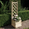 Rowlinson Square Planter And Lattice -Verdura Garden Store image 136402