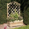 Rowlinson Rectangular Planter And Lattice 5 Rowlinson Rectangular Planter And Lattice -Verdura Garden Store image 136403