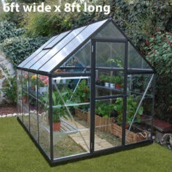 Palram Canopia Hybrid Grey Greenhouse 9 Palram Canopia Hybrid Grey Greenhouse -Verdura Garden Store image 139764