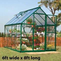 Palram Canopia Hybrid Green Greenhouse 15 Palram Canopia Hybrid Green Greenhouse -Verdura Garden Store image 139893