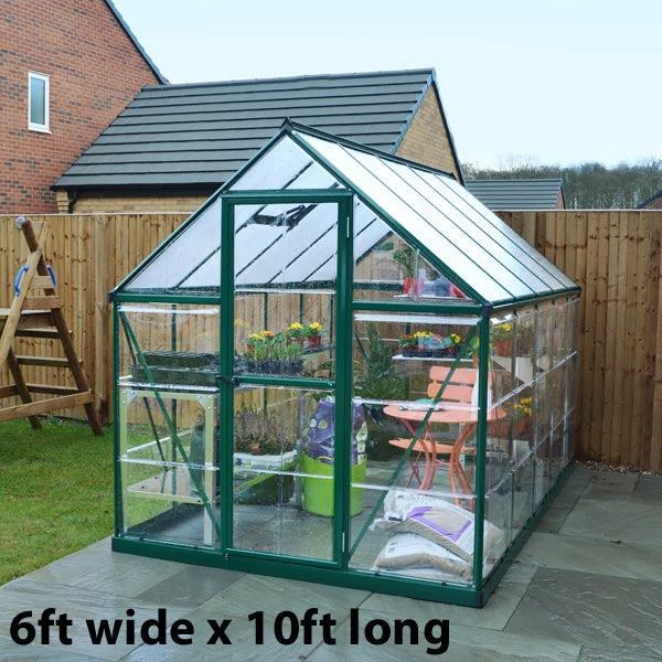 Palram Canopia Hybrid Green Greenhouse 5 Palram Canopia Hybrid Green Greenhouse - Image 5