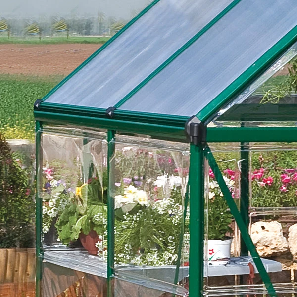 Palram Canopia Hybrid Green Greenhouse 2 Palram Canopia Hybrid Green Greenhouse - Image 2
