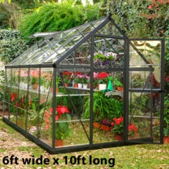 Palram Canopia Harmony Grey Greenhouse -Verdura Garden Store image 139937