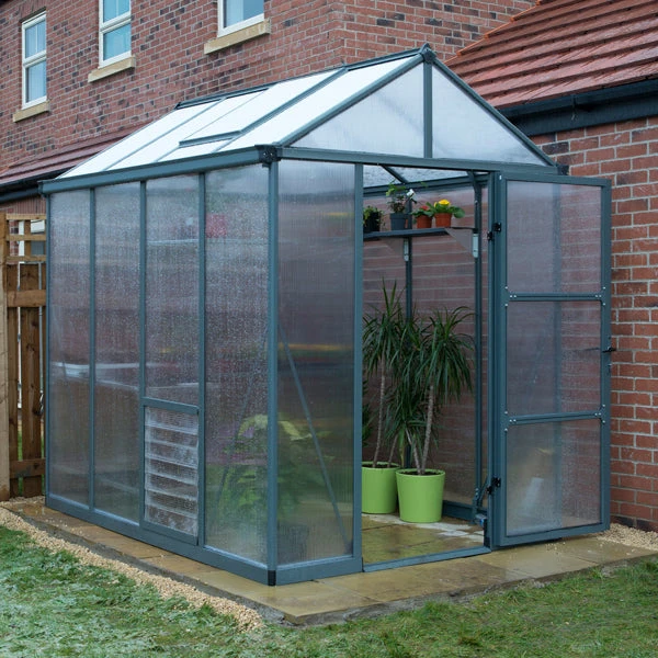 Palram Canopia Glory 6 X 8 Polycarbonate Greenhouse 2 Palram Canopia Glory 6 X 8 Polycarbonate Greenhouse - Image 2
