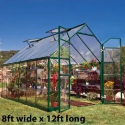 Palram Canopia Balance Green Greenhouse -Verdura Garden Store image 140022