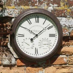Bickerton Wall Clock And Thermometer Plus Hygrometer