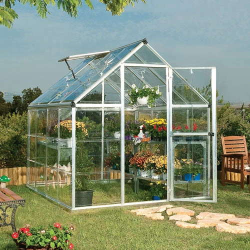 Palram Canopia Harmony Silver Greenhouse 2 Palram Canopia Harmony Silver Greenhouse - Image 2